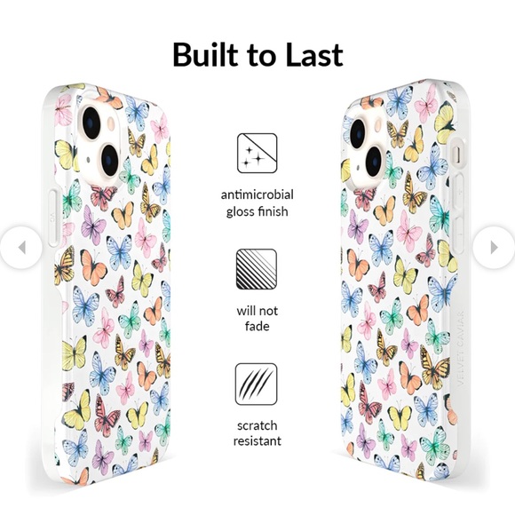 Velvet Caviar ‘Give Me Butterflies’ IPhone 12 Pro Max Case Butterfly Phone Ring - Picture 6 of 8